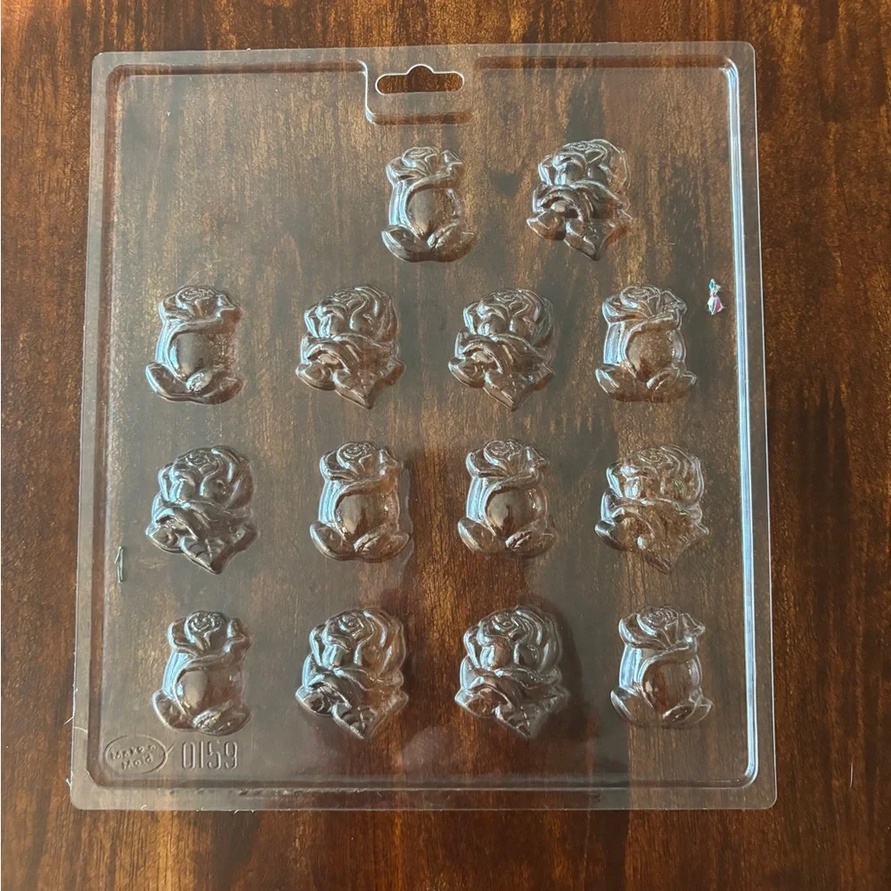 Wilton Star and Rose Candy Mold Bundle (set of 3 molds)